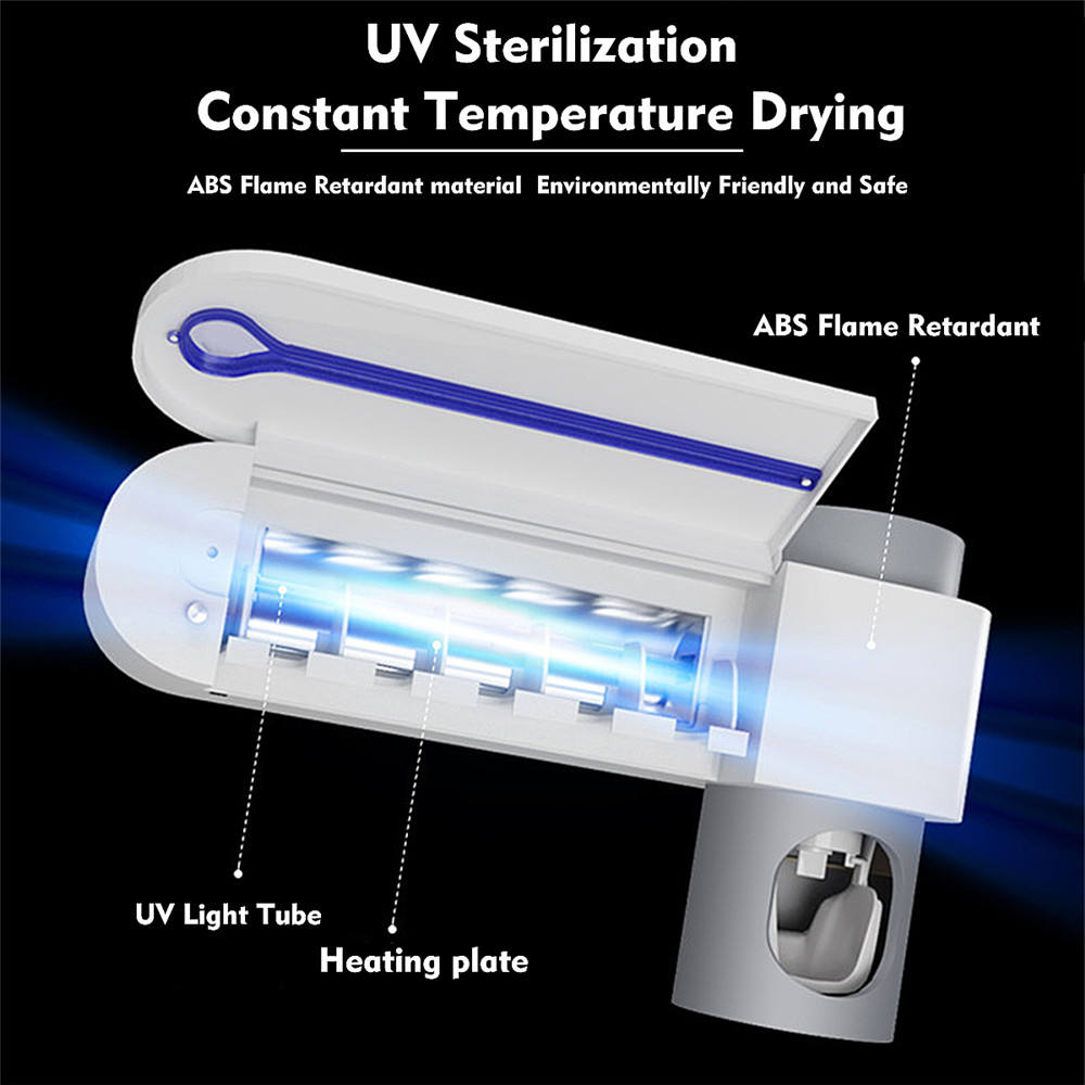 UV Toothbrush Sterilizer Holder