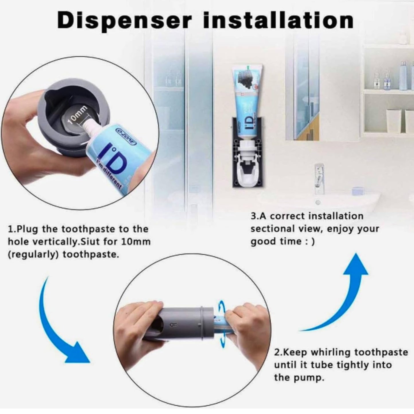 UV Toothbrush Sterilizer Holder