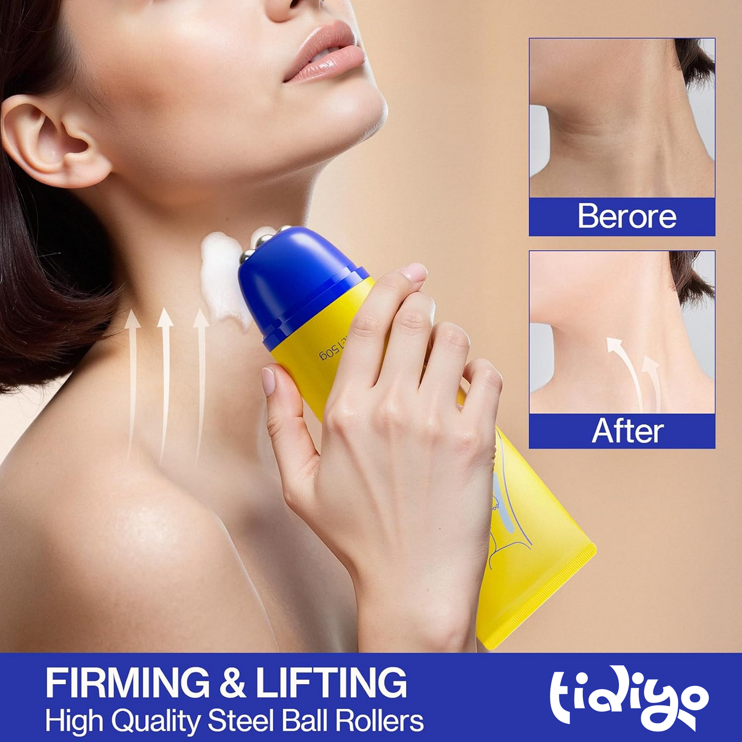 Neck Firming Cream with Roller